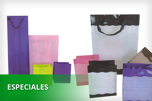 Bolsas de papel especiales